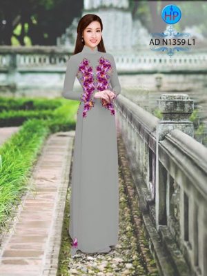 Vải áo dài Hoa in 3D AD N1359 22