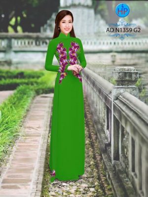 Vải áo dài Hoa in 3D AD N1359 24