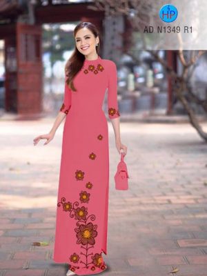 Vải áo dài Hoa in 3D AD N1349 16