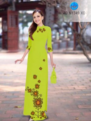 Vải áo dài Hoa in 3D AD N1349 21