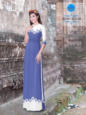 Vải áo dài Hoa in 3D AD N1353 15