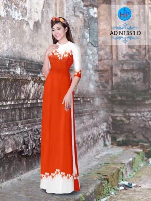 Vải áo dài Hoa in 3D AD N1353 18