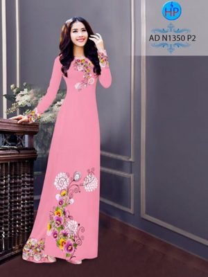 Vải áo dài Hoa Lan Hồ Điệp AD N1350 18