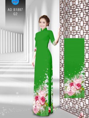 Vải áo dài Hoa in 3D AD B1897 16
