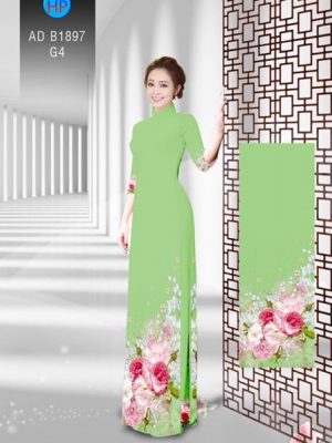 Vải áo dài Hoa in 3D AD B1897 19