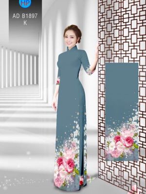 Vải áo dài Hoa in 3D AD B1897 18