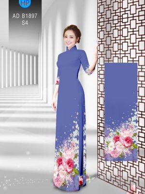 Vải áo dài Hoa in 3D AD B1897 23