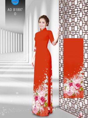 Vải áo dài Hoa in 3D AD B1897 22