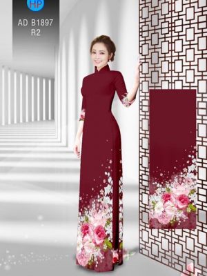 Vải áo dài Hoa in 3D AD B1897 25