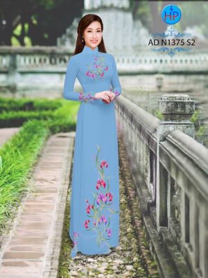 Vải áo dài Hoa in 3D AD N1375 15
