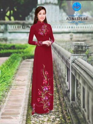 Vải áo dài Hoa in 3D AD N1375 18