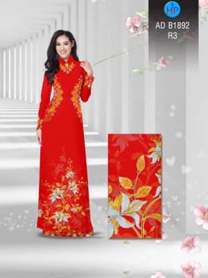 Vải áo dài Hoa in 3D AD B1892 25