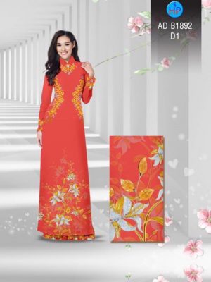 Vải áo dài Hoa in 3D AD B1892 16