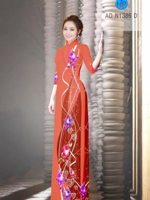 Vải áo dài Hoa Cẩm Chướng AD N1386 24