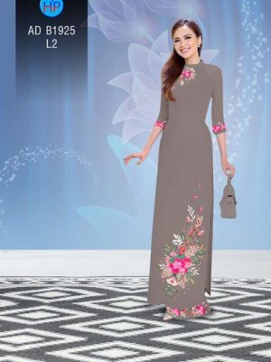 Vải áo dài Hoa in 3D AD B1925 23