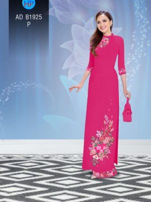 Vải áo dài Hoa in 3D AD B1925 25