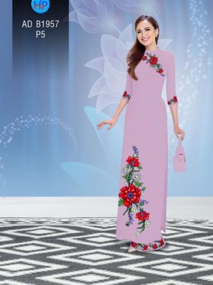 Vải áo dài Hoa in 3D AD B1957 21