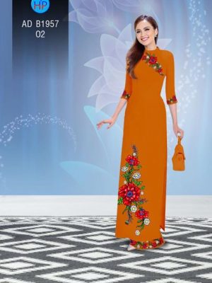 Vải áo dài Hoa in 3D AD B1957 24