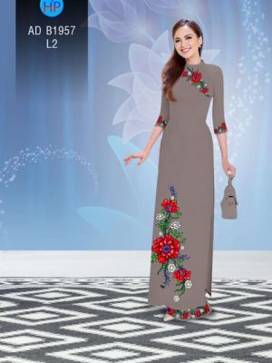 Vải áo dài Hoa in 3D AD B1957 25
