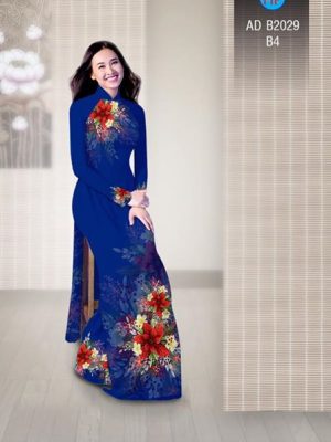 Vải áo dài Hoa in 3D AD B2029 20