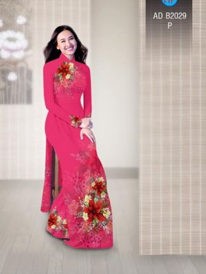 Vải áo dài Hoa in 3D AD B2029 19