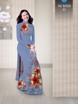 Vải áo dài Hoa in 3D AD B2029 24