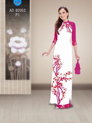 1510185722 573 vai ao dai hoa dao do chao ngay moi ad