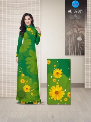 Vải áo dài Hoa Cúc AD B2081 15