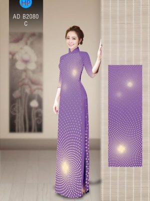 Vải áo dài Hoa bi 3D AD B2080 15