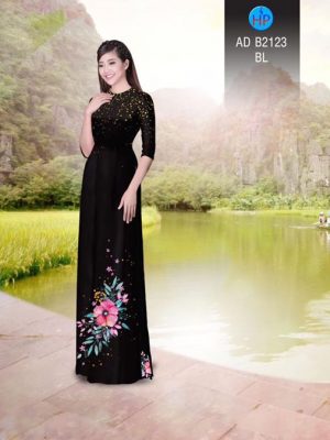 Vải áo dài Hoa in 3D AD B2123 21