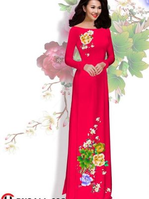 Vải áo dài Hoa đẹp AD PN 2411 23