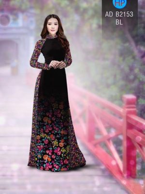 Vải áo dài Hoa in 3D AD B2153 15