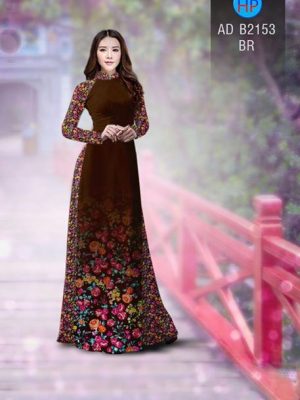 Vải áo dài Hoa in 3D AD B2153 16