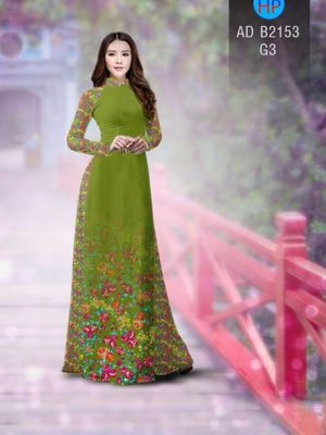 Vải áo dài Hoa in 3D AD B2153 19