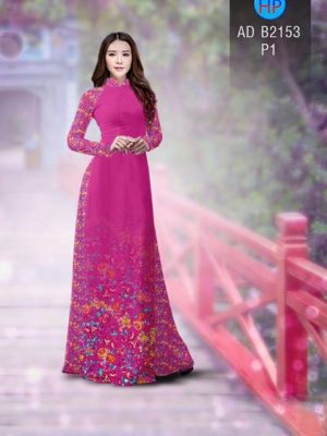 Vải áo dài Hoa in 3D AD B2153 22