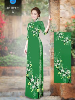 Vải áo dài Hoa Đào AD B2176 16