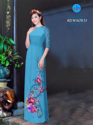 Vải áo dài Hoa in 3D AD N1678 18