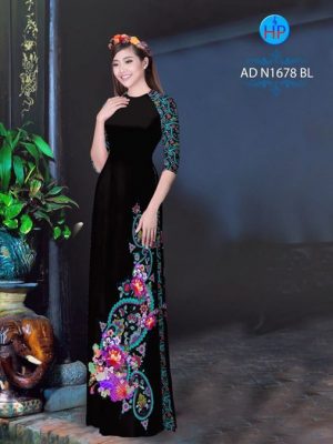 Vải áo dài Hoa in 3D AD N1678 16