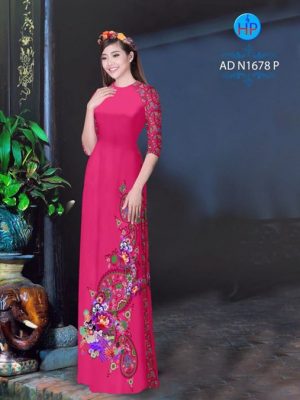 Vải áo dài Hoa in 3D AD N1678 19