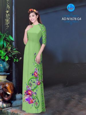 Vải áo dài Hoa in 3D AD N1678 20