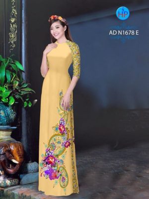 Vải áo dài Hoa in 3D AD N1678 22