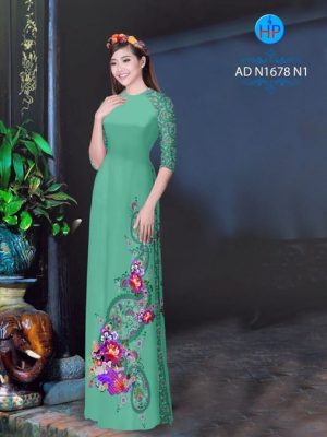 Vải áo dài Hoa in 3D AD N1678 24