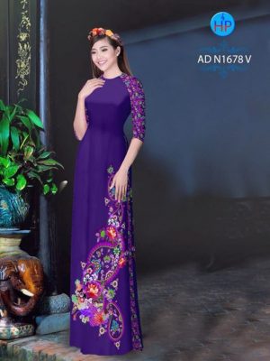 Vải áo dài Hoa in 3D AD N1678 23
