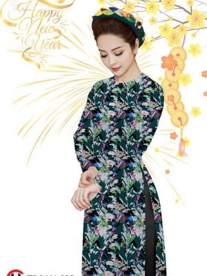 Vải áo dài Hoa in 3D AD N1678 25