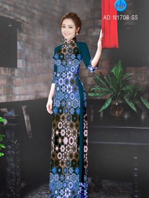 Vải áo dài Hoa văn lập thể 3D AD N1708 15