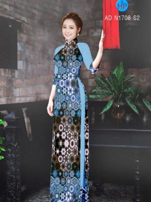 Vải áo dài Hoa văn lập thể 3D AD N1708 16