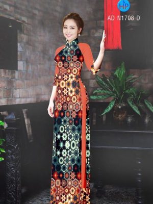 Vải áo dài Hoa văn lập thể 3D AD N1708 24