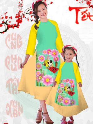 1513149844 22 vai ao dai bst cach tan don xuan me va be ad