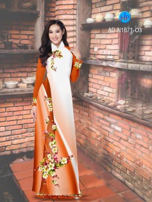 Vải áo dài Hoa in 3D AD N1671 23