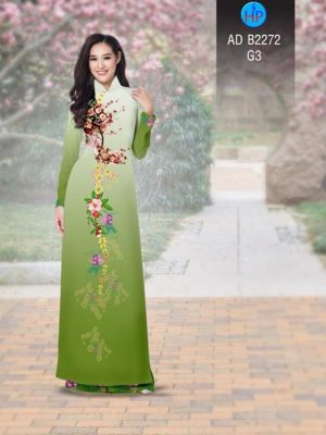 Vải áo dài Hoa in 3D AD B2272 24